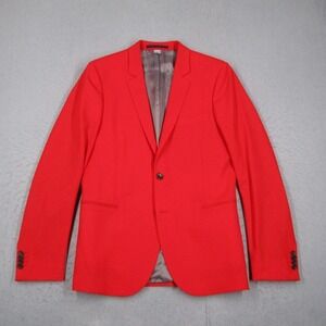 PS Paul Smith Suit Mens Red Wool Suit 38/48 PPUD/1581/853 2 Piece